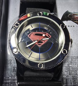 NEW OLD STOCK Batman v Superman Dawn of Justice DC Comics Watch  Accutime  Box