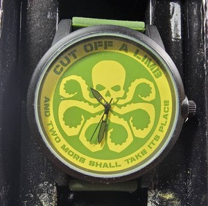 NEW OLD STOCK Marvel Hydra Avengers Watch  Cut Off a Limb  Accutime  Box