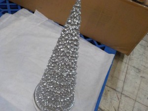 Valerie 22.5 Illuminated Glittered Rotating Tree