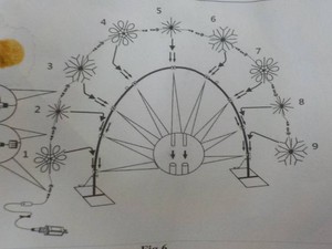 Snowflake Metal Arch