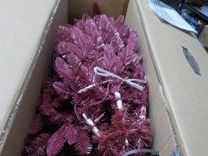 Bethlehem Red Holiday 5 ft Tree with Lights
