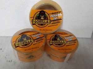 3 rolls Gorilla 1.88 x 40 yards Clear Tape