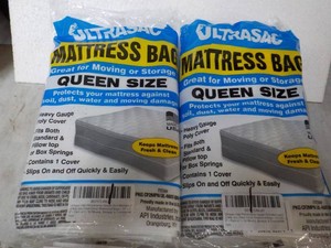 2 Ultra Sac Queen Size Mattress Bags