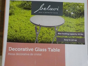 Decorative Glass Table