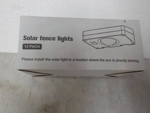 Solar Fence Lights 12 pack