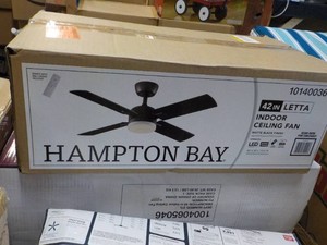Hampton Bay 42 Letta Indoor Ceiling Fan with Light