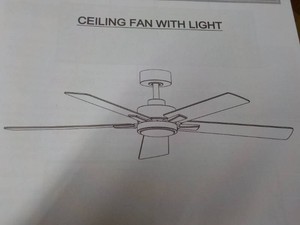 Ceiling Fan with Light