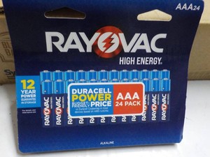RAYOVAC 24 AAA Batteries