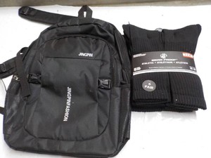 6 Pair Black Wear Proof Stockings and a Back Pack