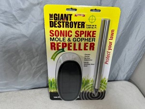 New Solar Powered Sonic Spike Mole and Gopher Repeller
