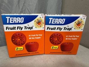 4 New Terro Fruit Fly Traps
