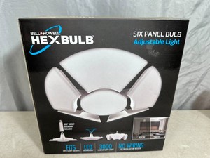 New Hex Bulb Six Panel Adjustable LED Light Bulb