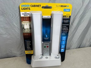 2 New Slim Beam Under Cabinet Rechargeable Lights
