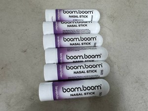 6 New Boom Boom Nasal Clearing Sticks