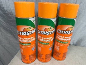 3 New Cans of Citristrip Paint Stripping Gel