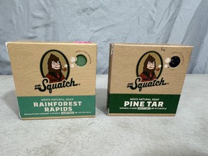 2 New Dr. Squatch Bar Soaps