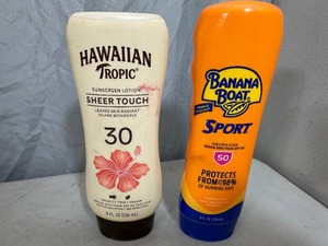 2 New Tubes of Sun Screen Lotion