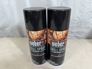 2 New Cans of Weber Grill Spray