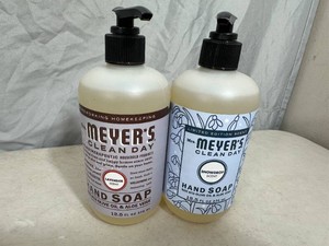 2 New Mrs. Meyers Clean Day Hand Soap