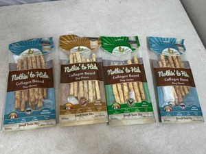 4 New Bags of Fieldcrest Collagen Based Dog Chews