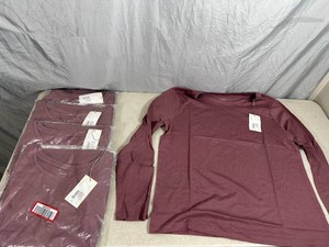 5 New Long Sleeve Cotton Shirts - Size Large