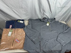3 New Quarter Zip Sweaters - Size 5XL