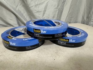 3 New Rolls of Scotch Blue Painters Tape - .94 inch x 60 yards