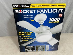 New Socket Fanlight with Remote Control and LED Light