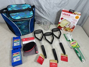 New Backpack Cooler, Glass Measuring Cup, Cleaning Brushes, and More