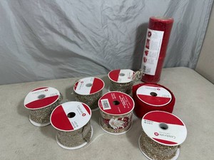 8 New Rolls of Craft  Decorative Wired Ribbon