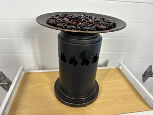 New Tabletop Propane Fire Pit  Fire Column