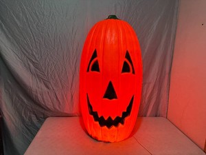 Large Vintage Blow Mold Light Up Pumpkin