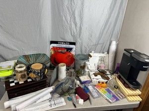 Household Lot, Game Board, Keurig, Glue Gun, Home Decor, and More