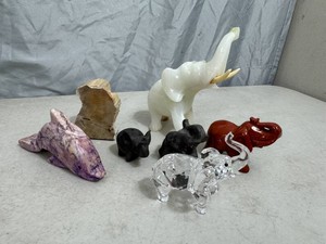 Stone Elephants, Petrified Wood, Glass Elephant, and More
