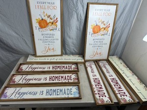 New Fall Themed Decor Signs