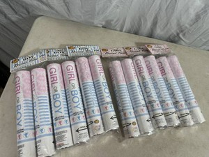12 New Gender Reveal Confetti Cannons - Boy and Girl