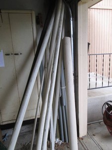Variety of assorted vacuum and other type PVC
