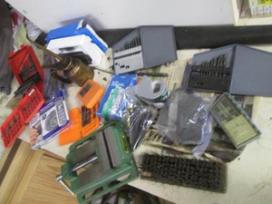 Huge variety of drill bits, jigsaw blades and much more
