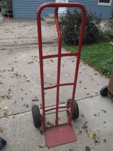Metal hand truck moving dolly