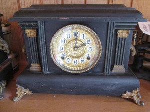 Antique Gilbert mantle clock