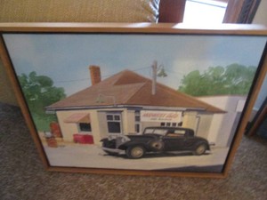 Estheticly pleasing and detail oriented Painting on canvas of Midwest Auto at 1431 Marshall by A.Olson