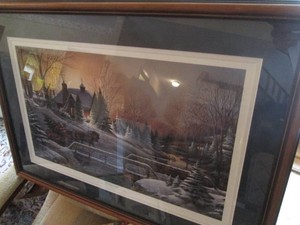 Heading Home, signed, numbered and framed print by Terry Redlin approx 24x17in