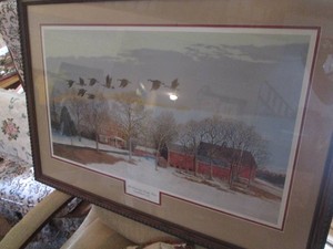 The Bruentrup Family Farm Established 1891 framed and matted wall decor