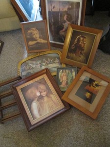 Collection of assorted Religious themed wall art