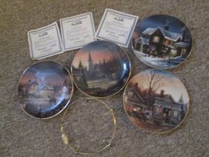 Collection of decorative Country spirit by Terry Redlin display plates
