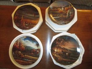 Collection of decorative Terry Redlin Heartland display plates