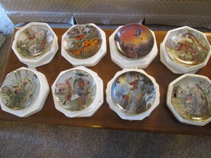 Collection of decorative Franklin Mint Cecil Eakins display plates