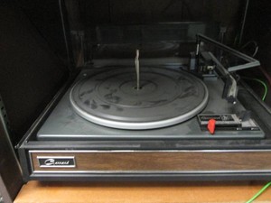 Vintage Gerrard turntable record player