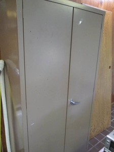 Metal storage cabinet 3 x 6 feet