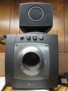 Single Point surround sound speaker system